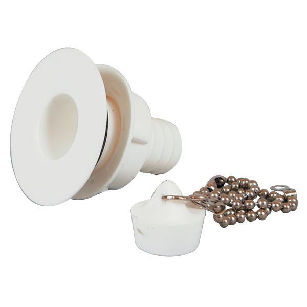 Lige afløb 20 mm studs