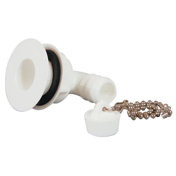 90° afløb 20 mm studs