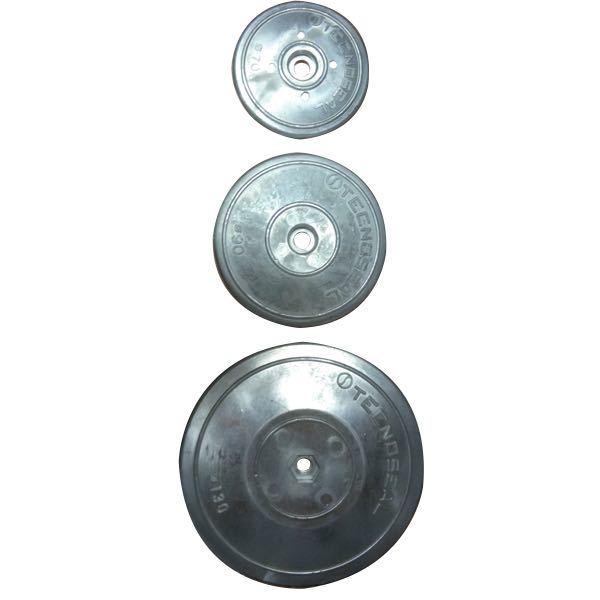 Tecnoseal Zink tallerken anode sæt Ø70mm 250 gr