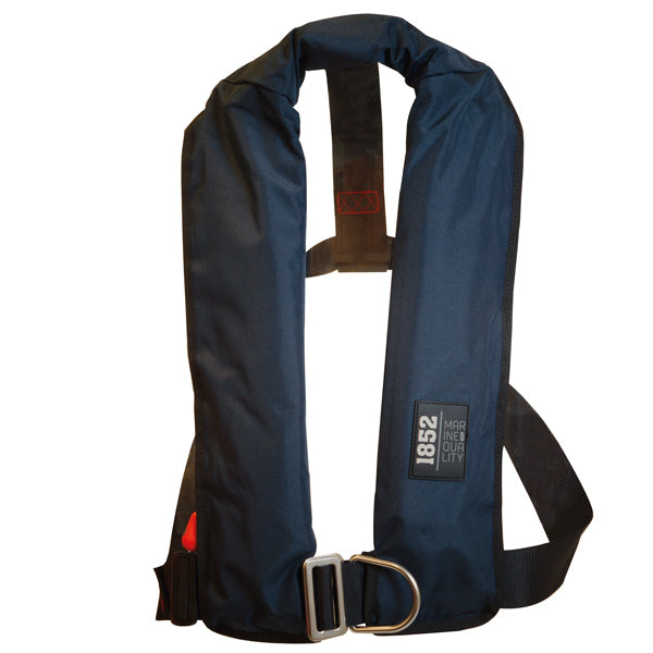 1852 Classic automatisk redningsvest, navy m/harness 150N ISO