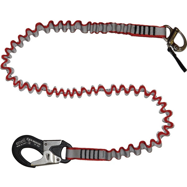 Erreti livline 2m 25mm med sort alu. krog & RF krog15kn