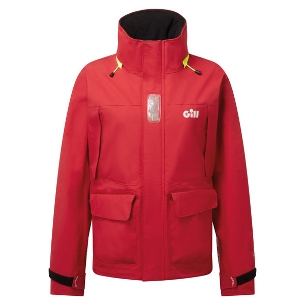 Gill OS34J Coastal dame jakke rød str. 14