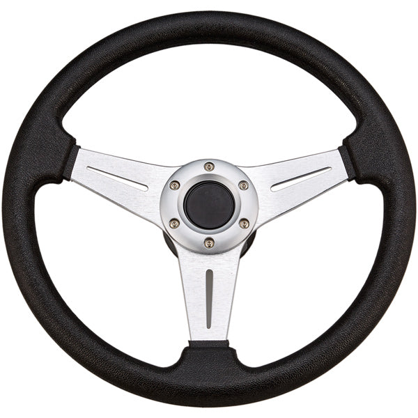 Sportsrat sort med alu, Ø38mm, med 3/4" std. nav